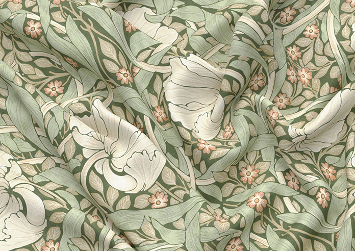 William Morris Pimpernel, Nettle - Roman Blind - Image 4